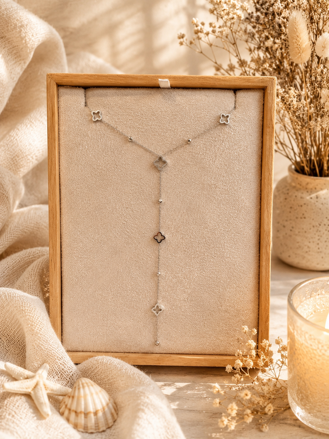 Collier Y Alexandria - acier inoxydable