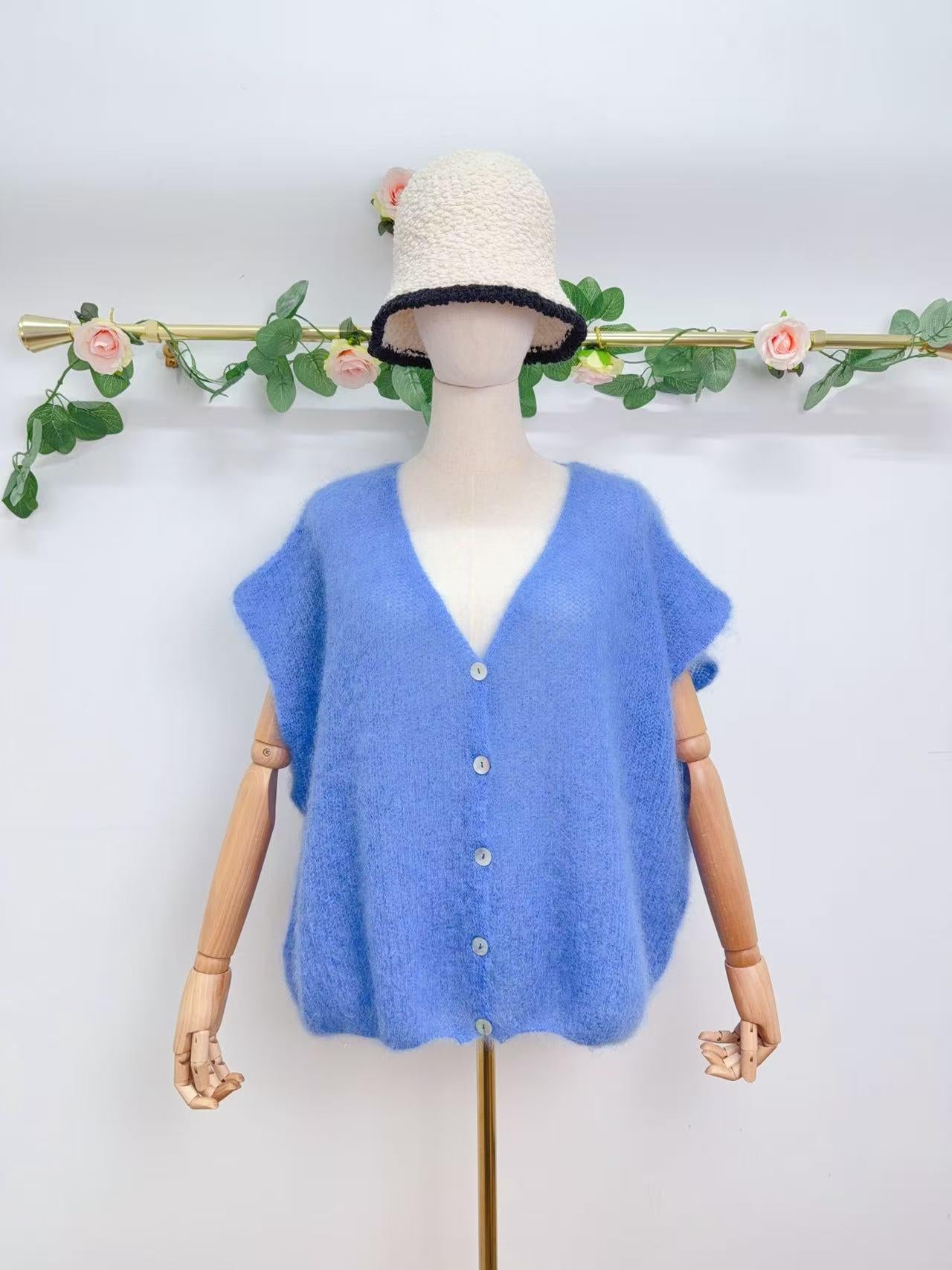 Gilet Gabrielle – Maille / Oversize (Plusieurs coloris)