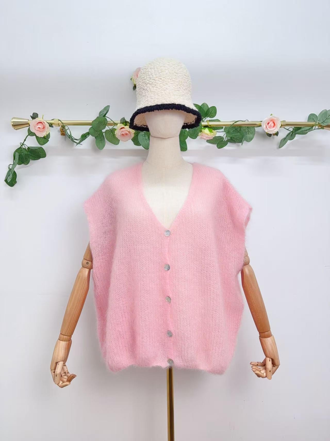 Gilet Gabrielle – Maille / Oversize (Plusieurs coloris)