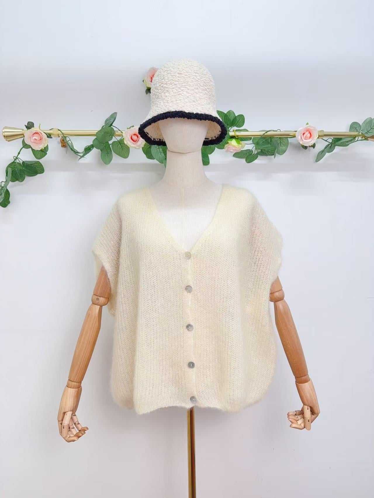 Gilet Gabrielle – Maille / Oversize (Plusieurs coloris)