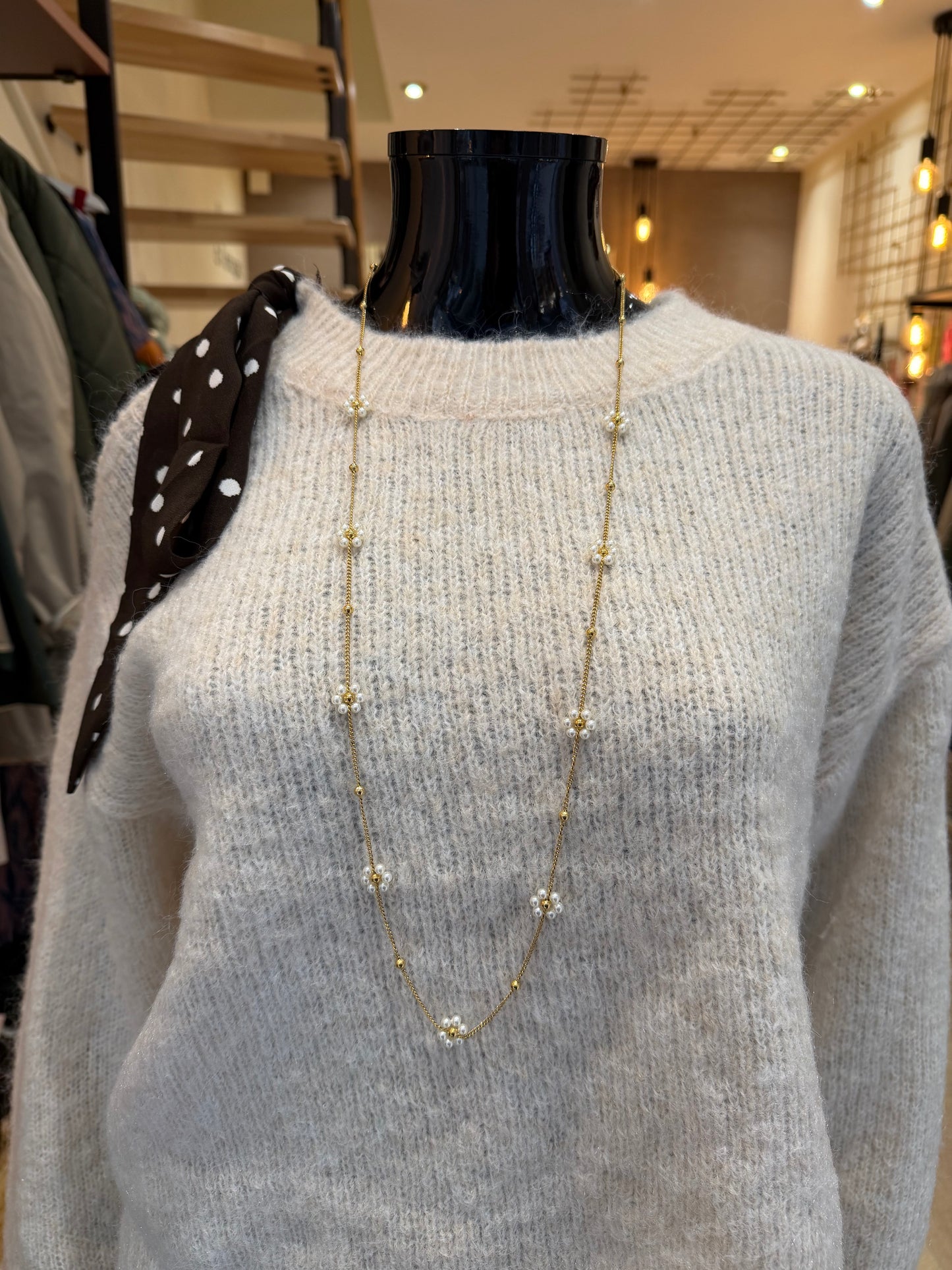 Collier Sautoir Vienna – Acier inoxydable doré