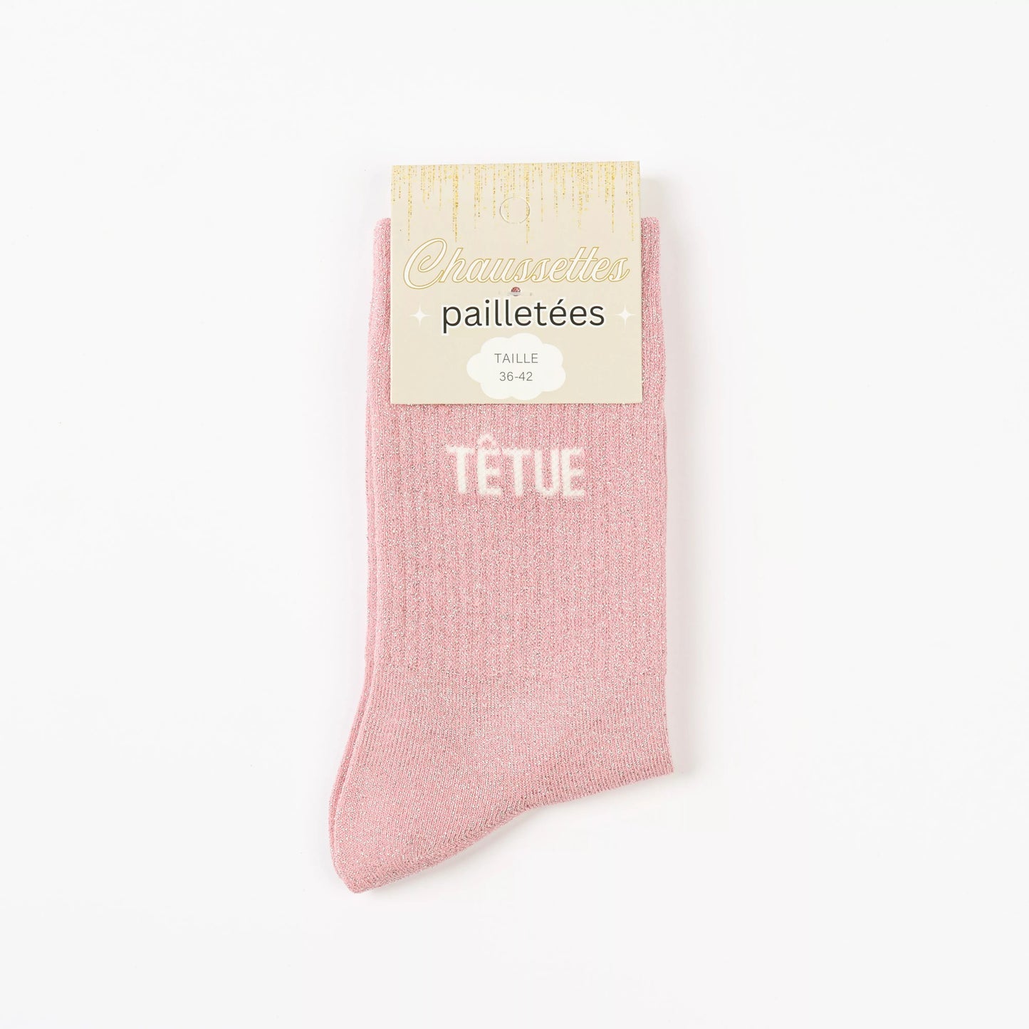 Chaussettes pailletées - Têtue
