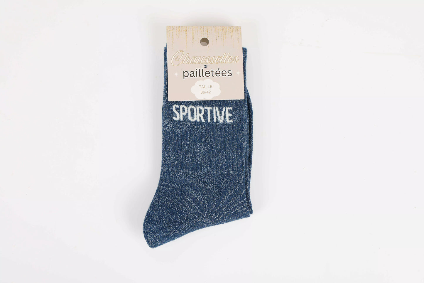 Chaussettes pailletées - Sportive