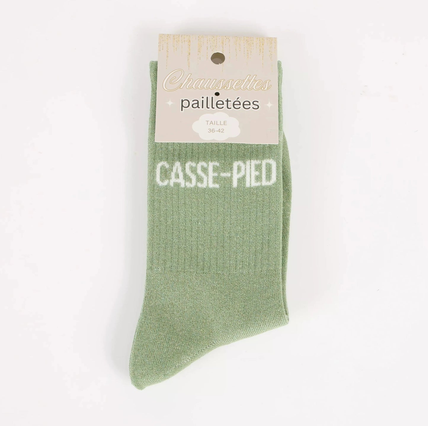 Chaussettes pailletées - Casse pied