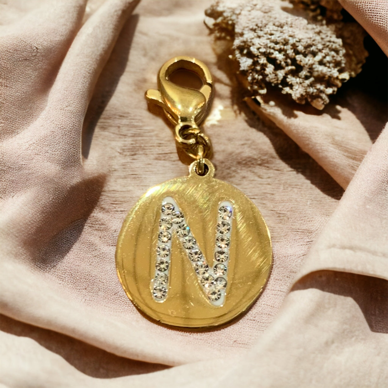 Charm « lettres strass »