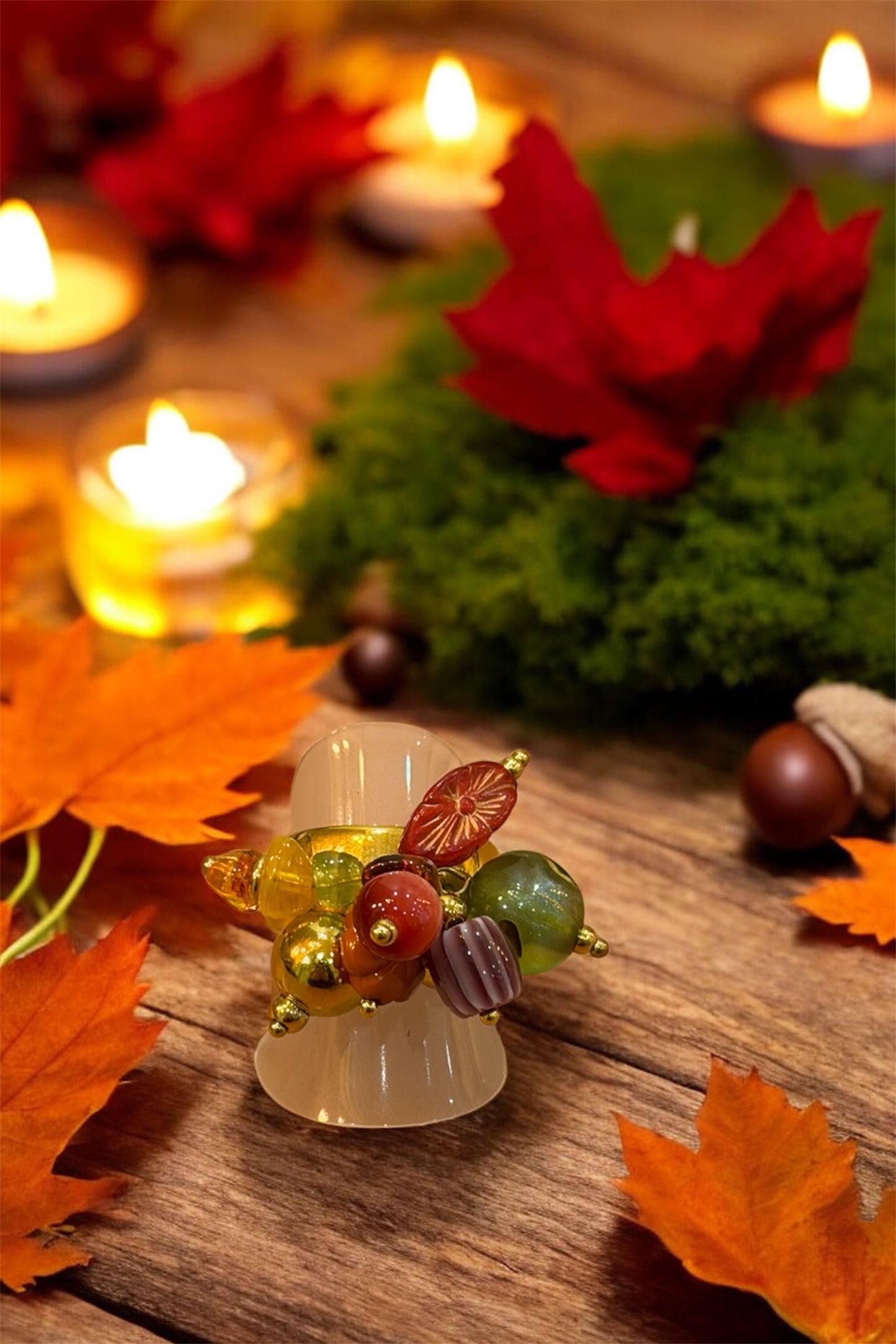 Bague Réglable Cartagena – Acier inoxydable doré