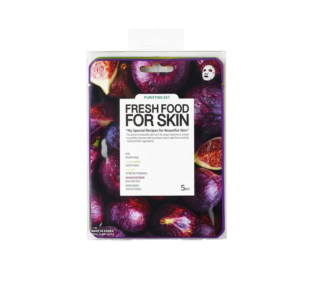 Set 5 masques purifiant superfood