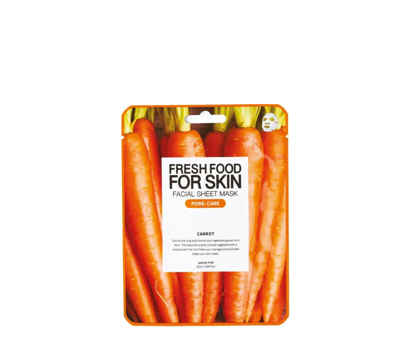 Masque visage superfood Carotte