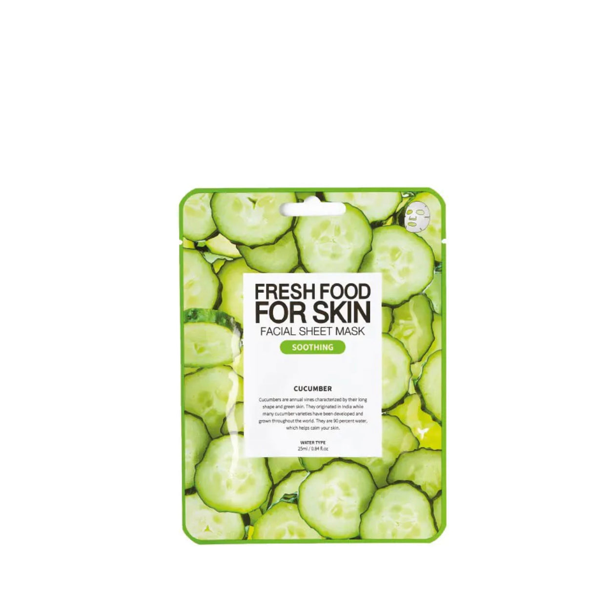Masque visage superfood concombre