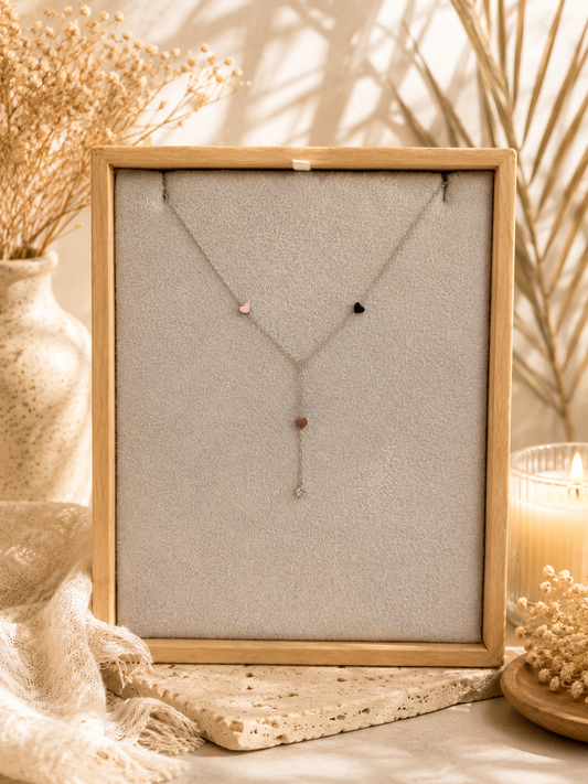 Collier Y Suzhou - acier inoxydable