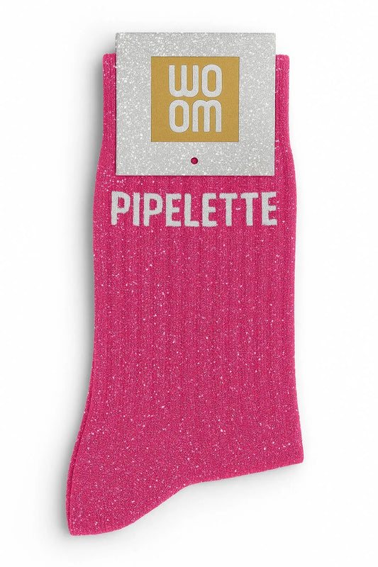 Chaussettes à paillettes femme - Pipelette
