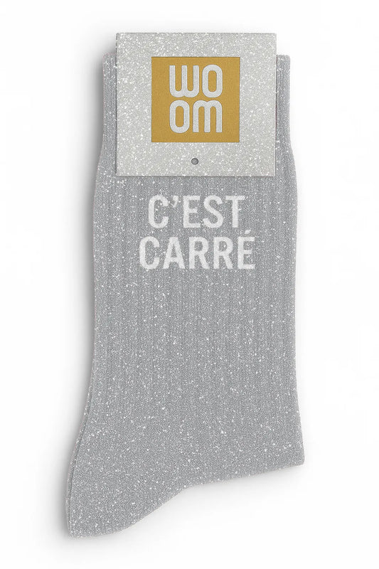 Chaussettes à paillettes femme - C'est Carré