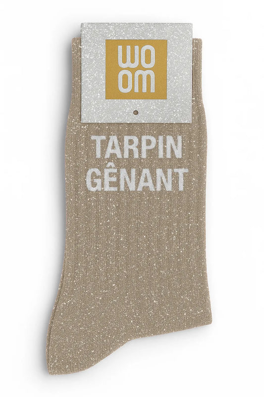 Chaussettes à paillettes femme - Tarpin Gênant
