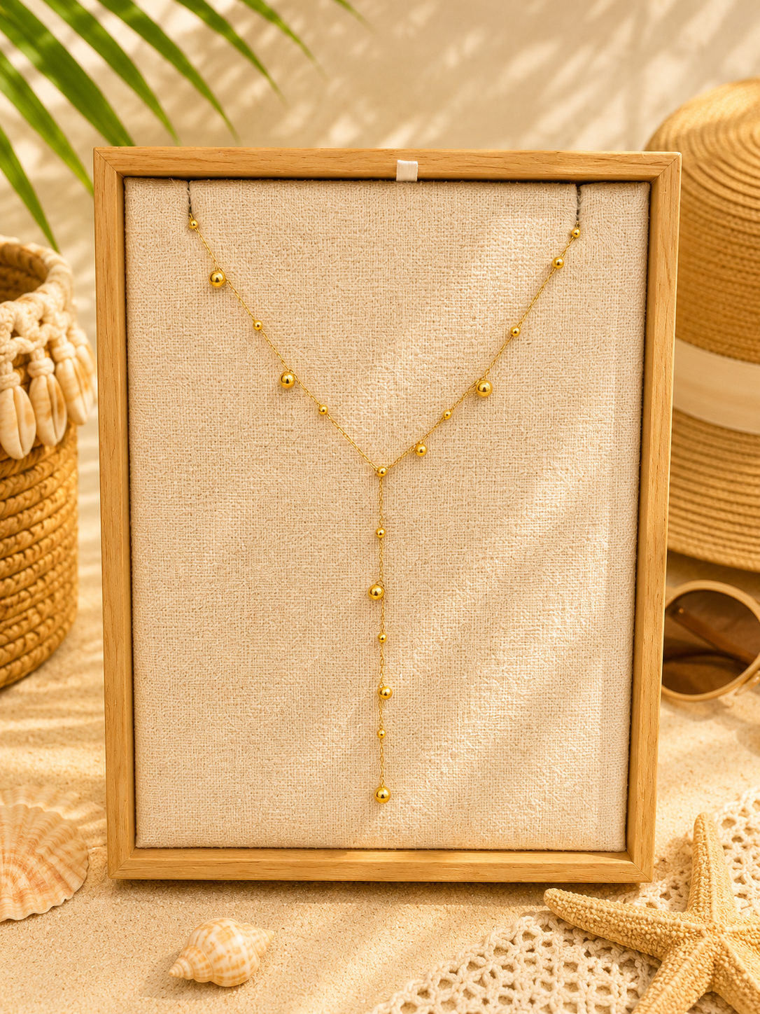 Collier Y Luanda - acier inoxydable
