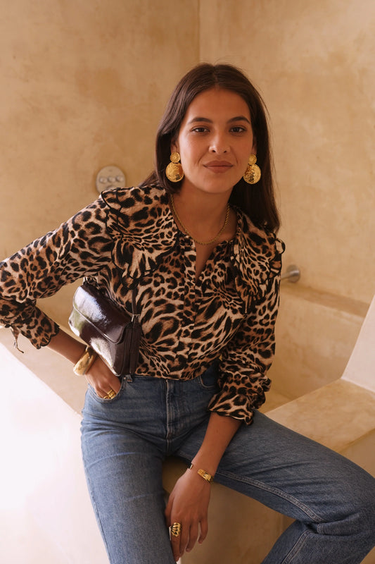 Chemise Aloïs - motif léopard