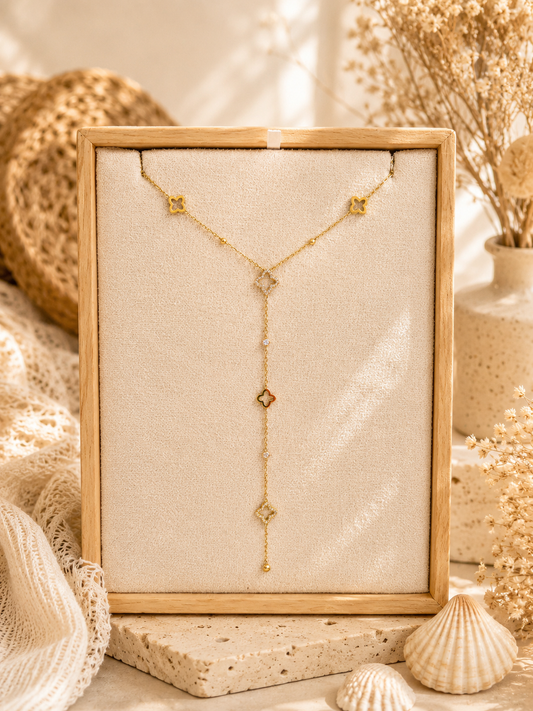 Collier Y Alexandria - acier inoxydable