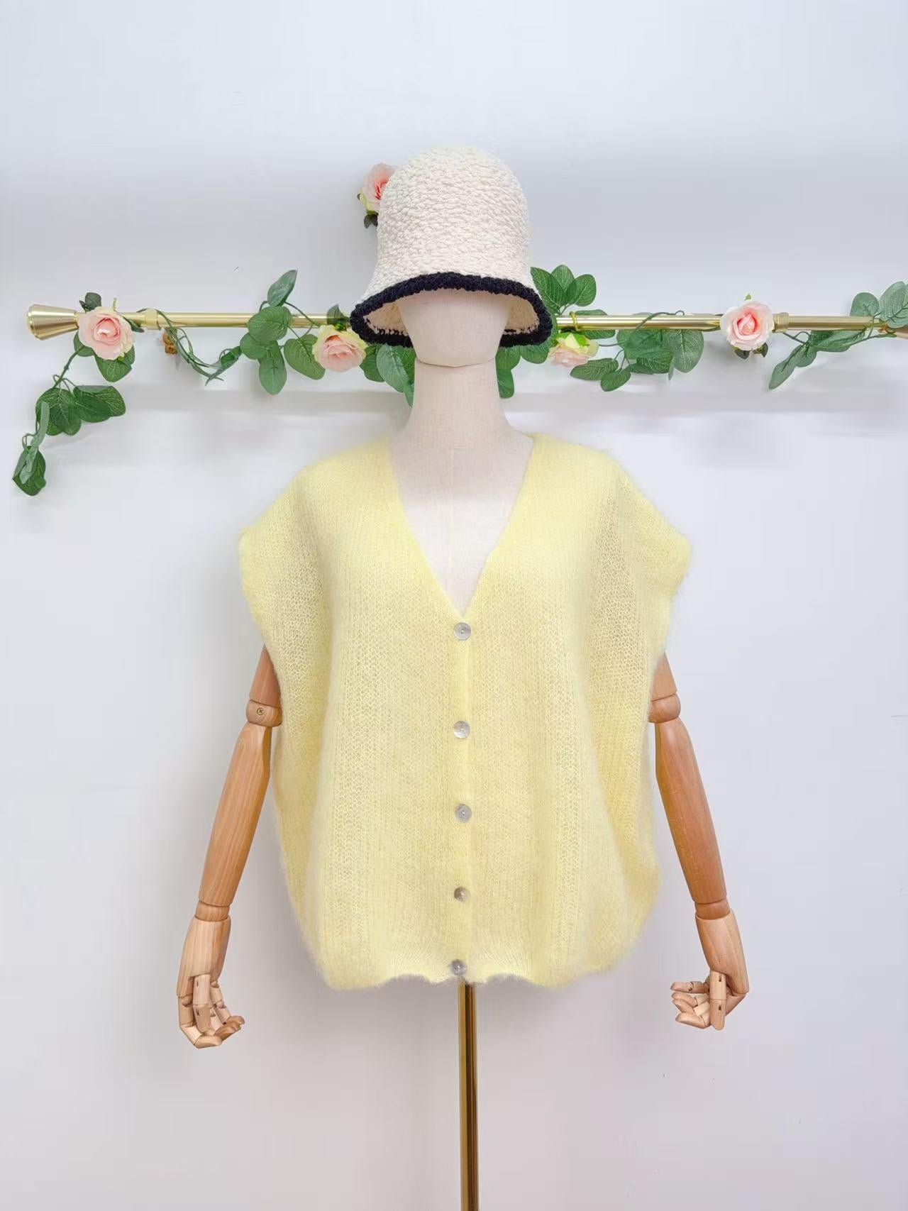 Gilet Gabrielle – Maille / Oversize (Plusieurs coloris)