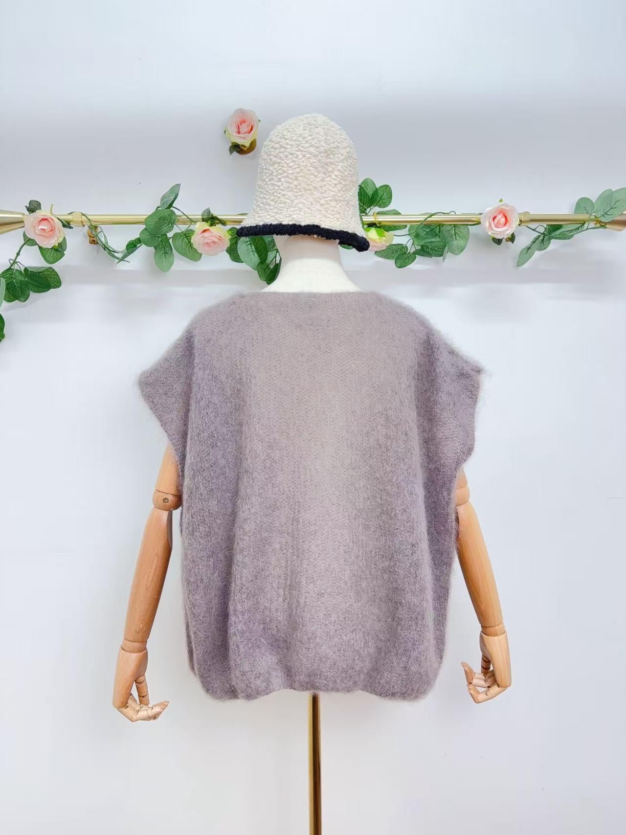 Gilet Gabrielle – Maille / Oversize (Plusieurs coloris)