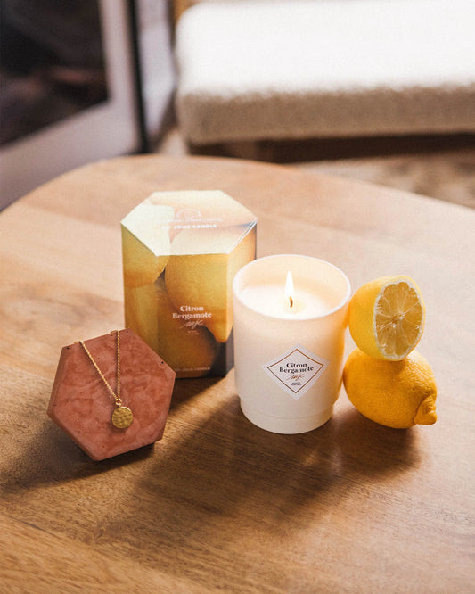 Bougie citron bergamote