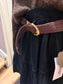 Jupe Maurine – Velours & Ceinture Incluse