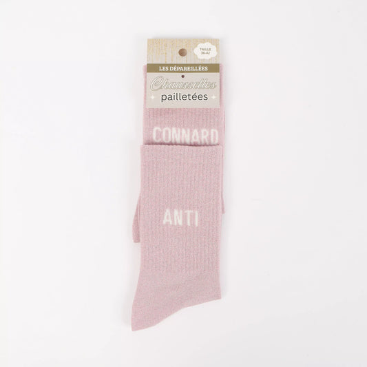 Chaussettes pailletées - Anti/Connard