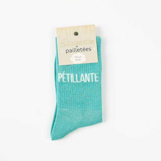 Chaussettes pailletées - Pétillante