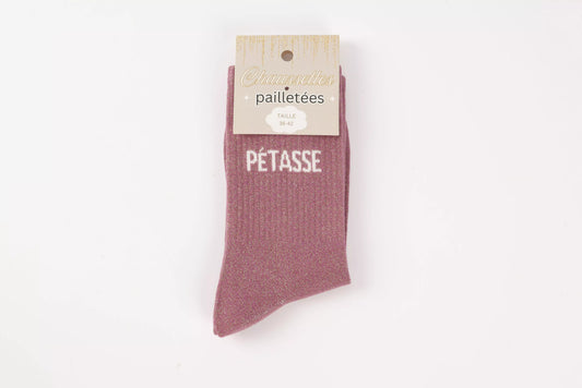 Chaussettes pailletées - Pétasse