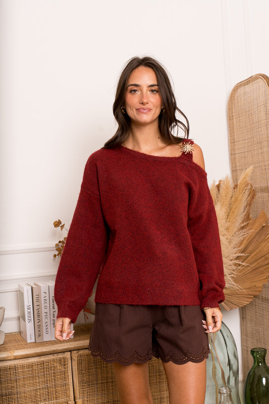 Pull Soledad – Asymétrique & féminin