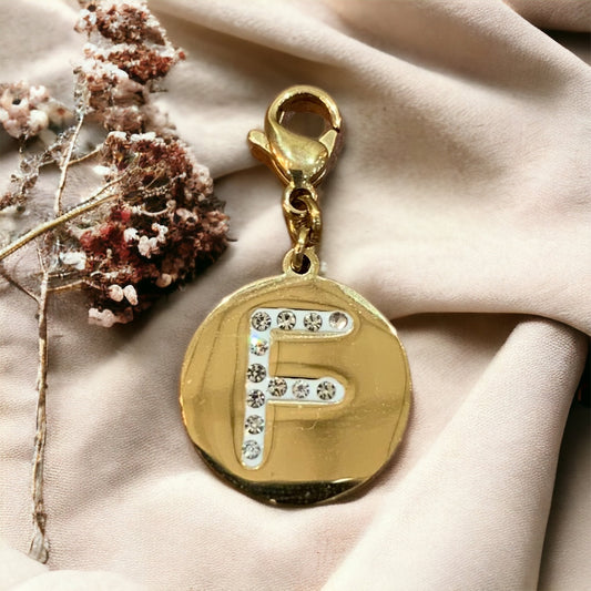 Charm « lettres strass »