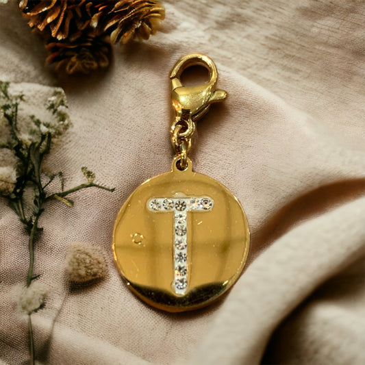 Charm « lettres strass »
