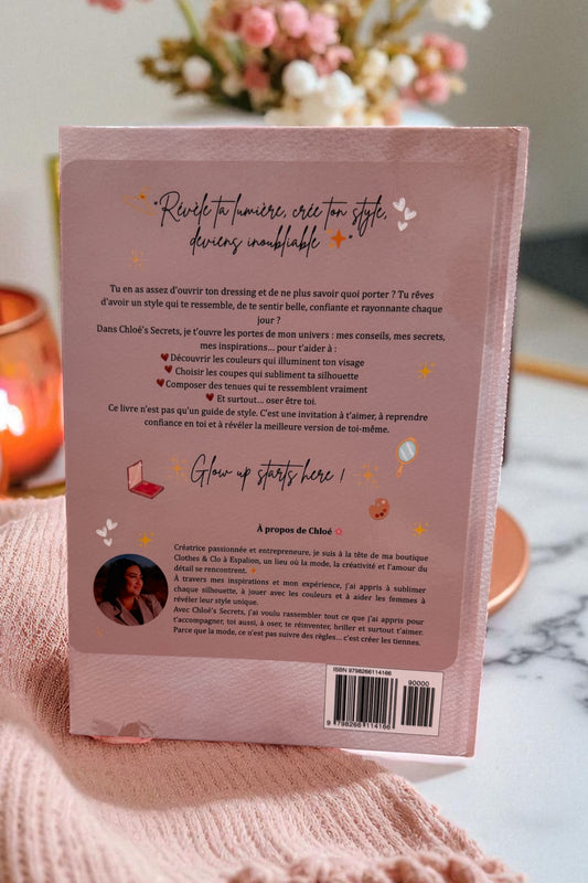 Livre Chloé’s Secrets : Le guide de la colorimétrie & morphologie