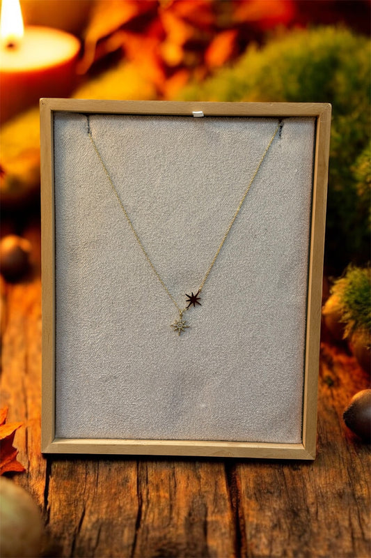 Collier Havana – Acier inoxydable doré