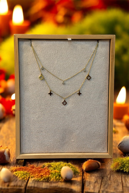 Collier Multi-Rang Tokyo – Acier inoxydable doré