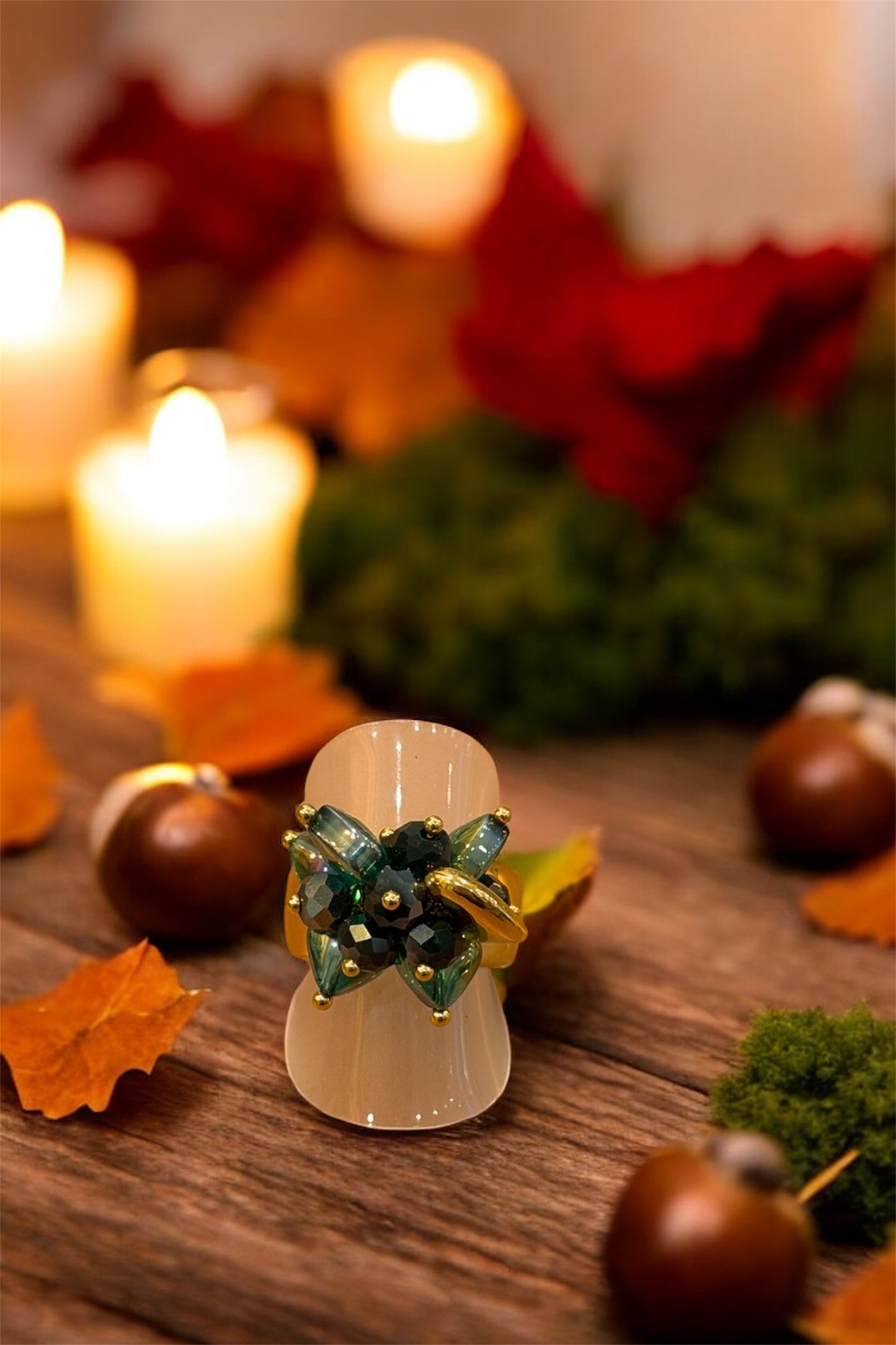 Bague Réglable Riyhad – Acier inoxydable doré