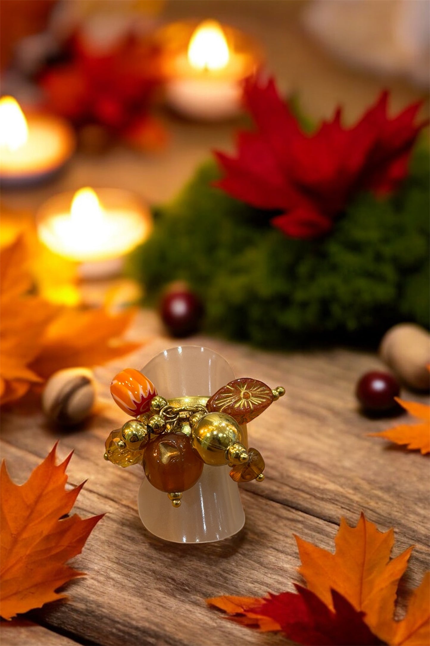 Bague Réglable Zanzibar – Acier inoxydable doré