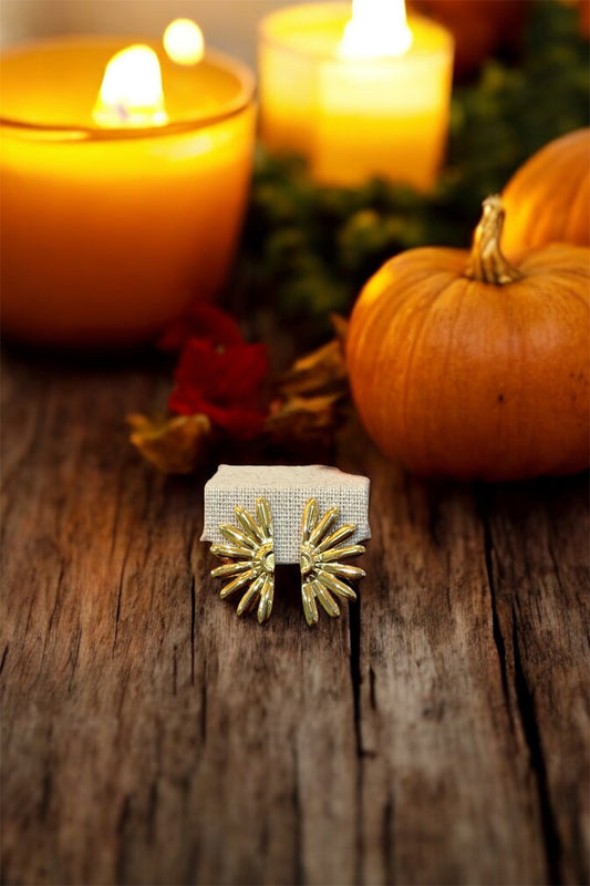 Boucles d’Oreilles Ibiza – Acier inoxydable doré