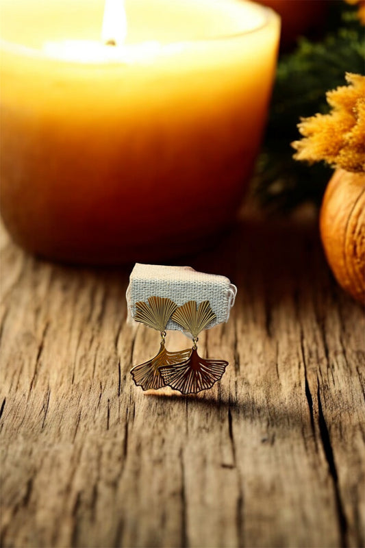 Boucles d’Oreilles Quito – Acier inoxydable doré