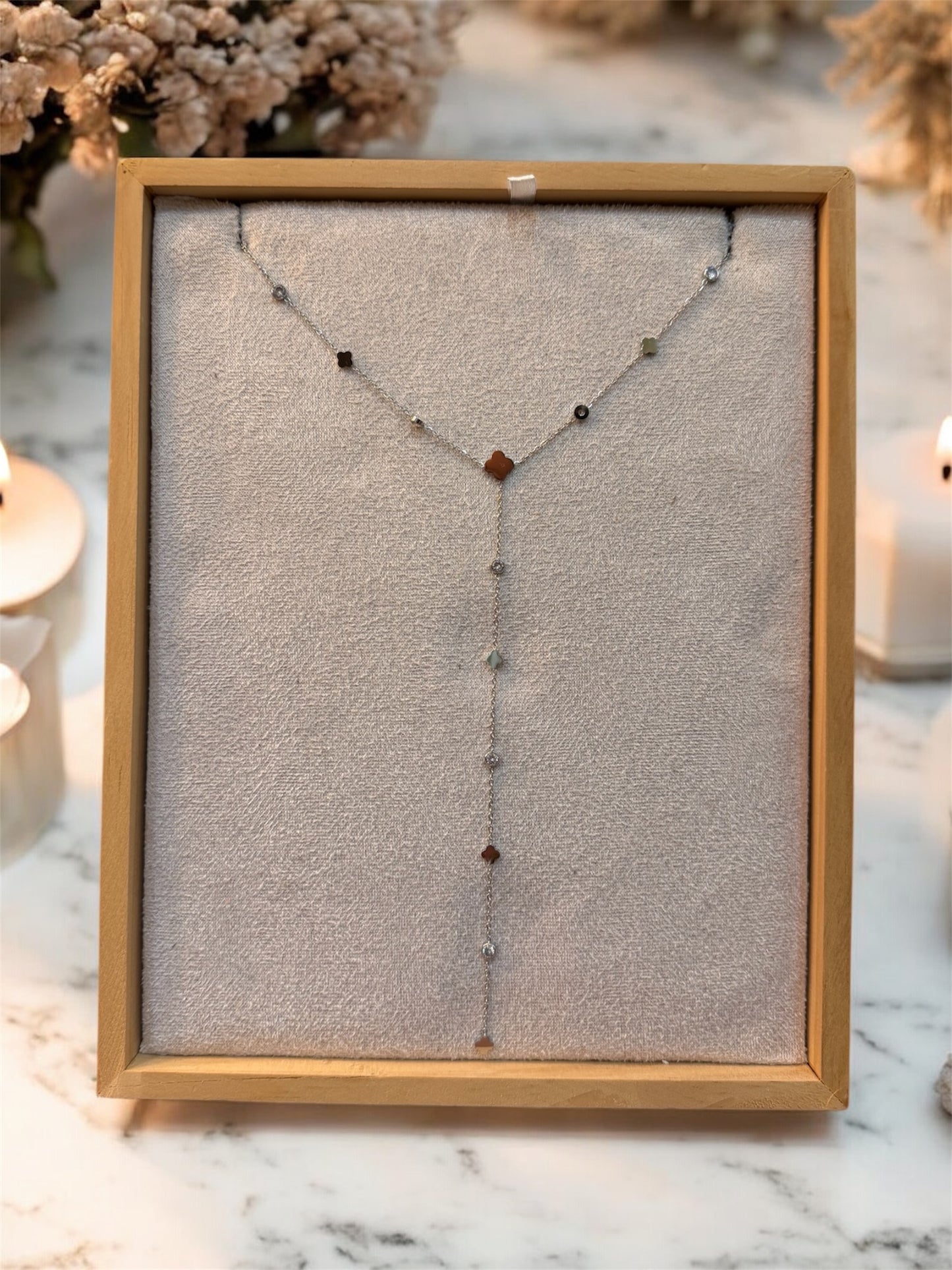 Collier Y Bakou - Acier inoxydable (plusieurs coloris)
