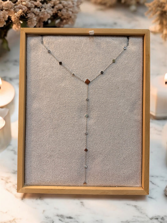 Collier Y Bakou - Acier inoxydable (plusieurs coloris)