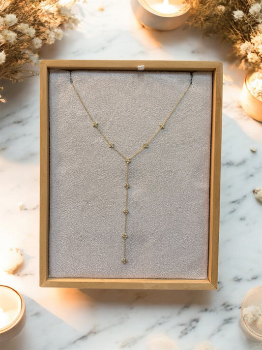 Collier Y Lima - Acier inoxydable ( plusieurs coloris)