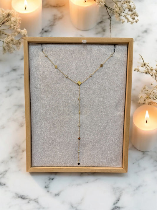 Collier Y Bakou - Acier inoxydable (plusieurs coloris)