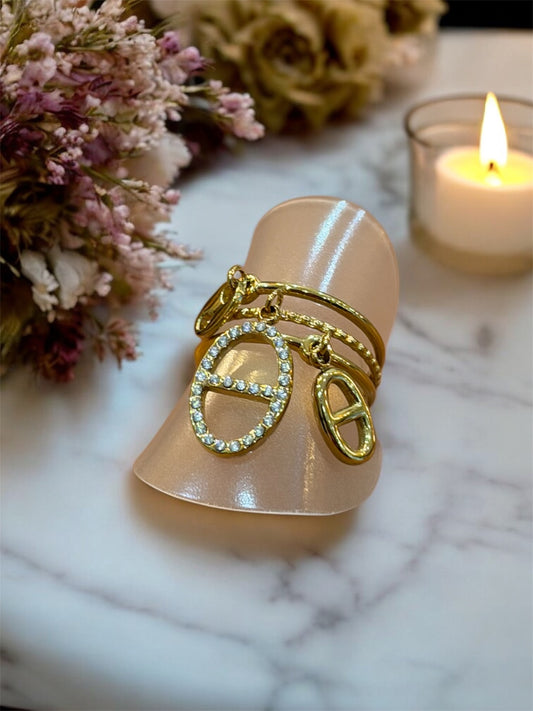 Bague Réglable Castries - Acier inoxydable (plusieurs coloris)