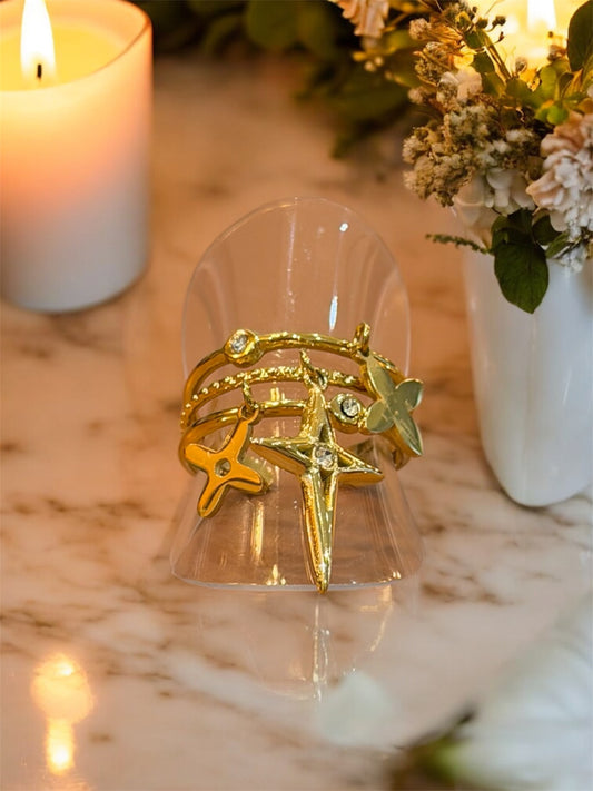 Bague réglable Rome - Acier inoxydable (plusieurs coloris)