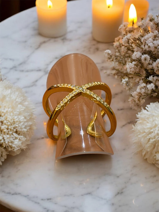 Bague réglable Riyad - Acier inoxydable Doré