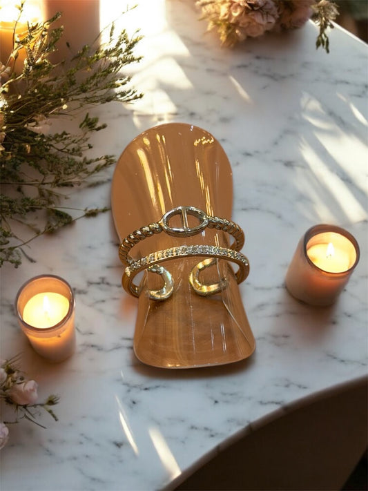 Bague Réglable Yaren - Acier inoxydable (plusieurs coloris)