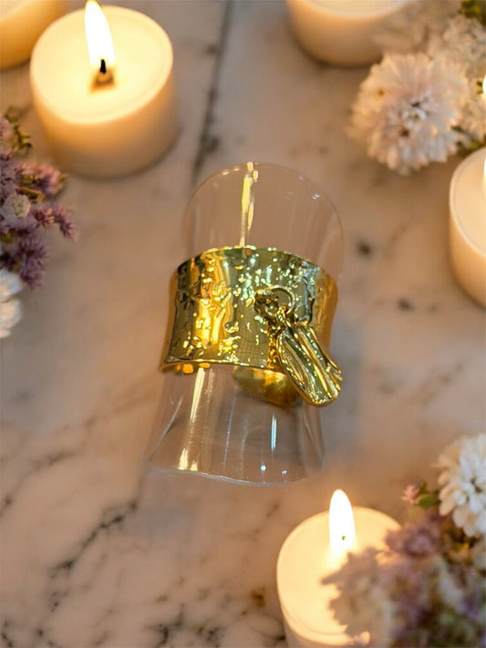 Bague réglable Abuja - Acier inoxydable doré