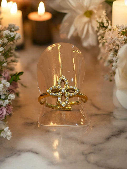 Bague réglable Pretoria - Acier inoxydable doré