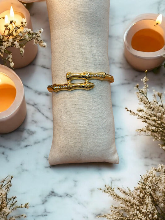 Bracelet Bissau - acier inoxydable doré