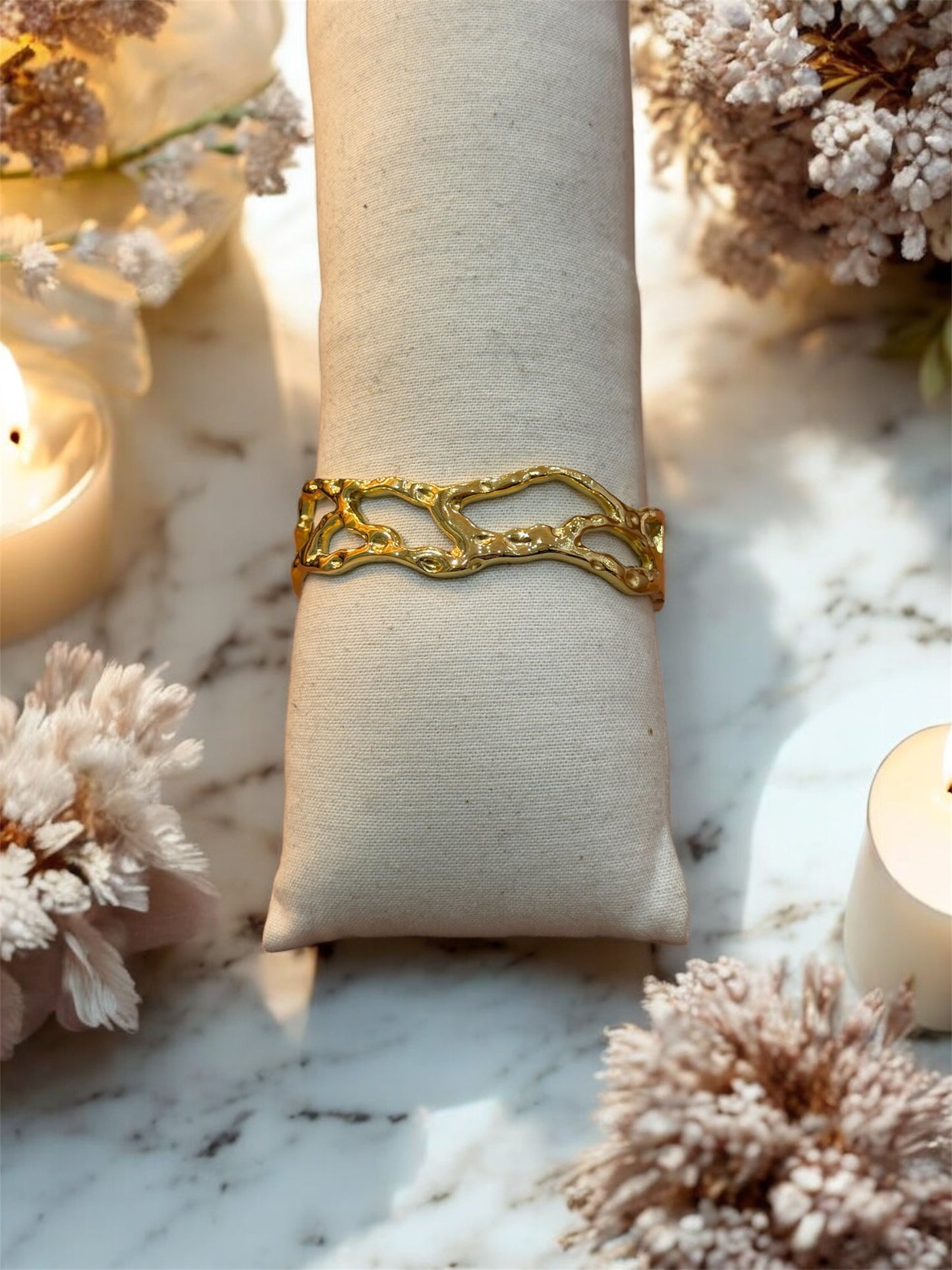 Bracelet Pékin - Acier Inoxydable doré
