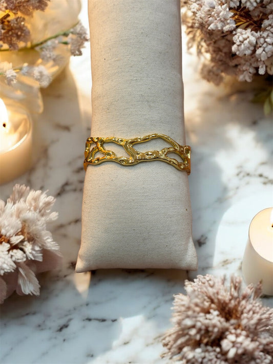 Bracelet Pékin - Acier Inoxydable doré